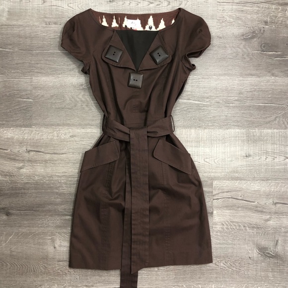 Milly of New York Embellished Linen Pocket Dress 6 - Picture 10 of 16